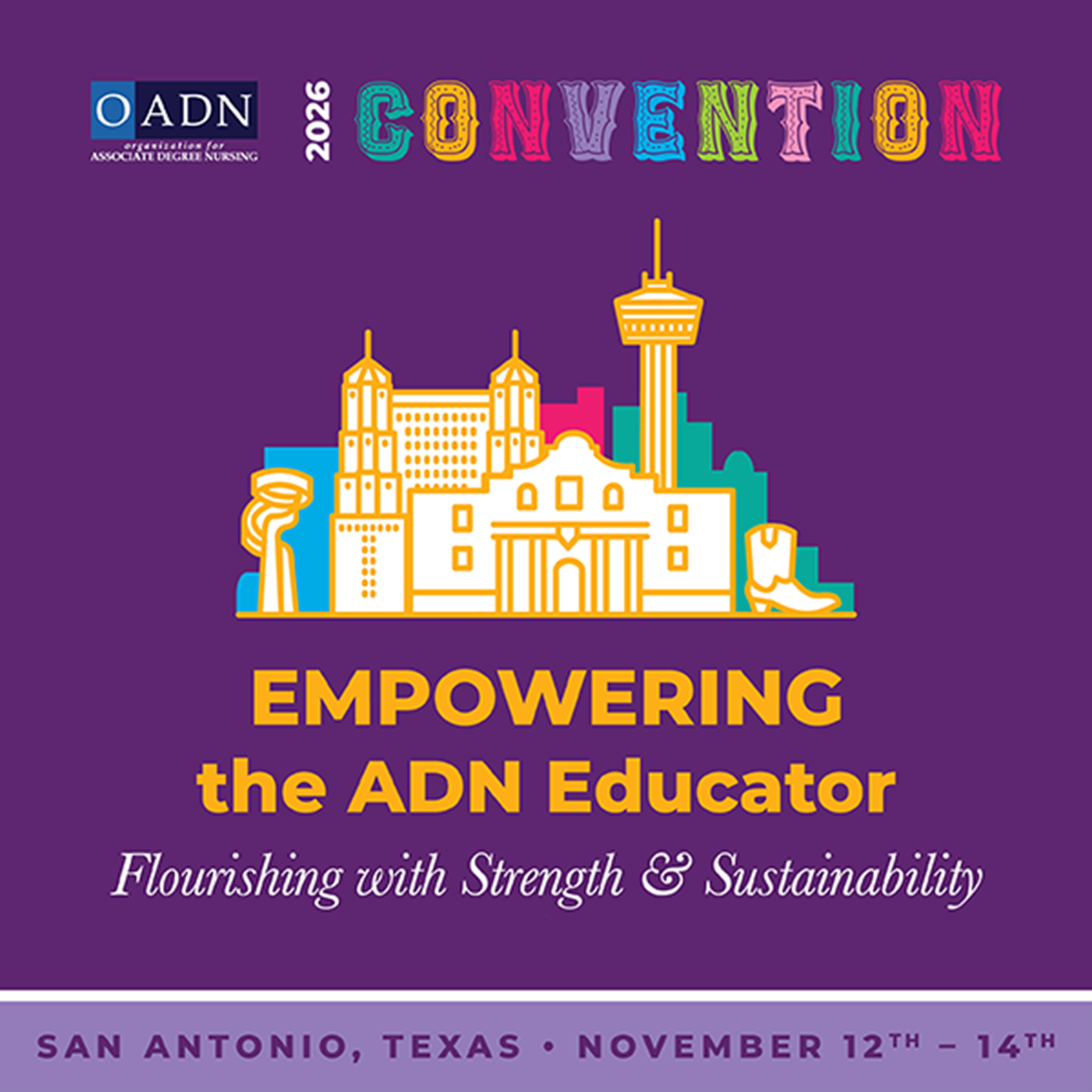 CoventionBanner 2026 v004 OADN Convention 2026 in San Antonio, Texas